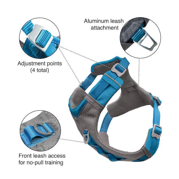 Kurgo Journey Air Harness Blau  Gr. XS